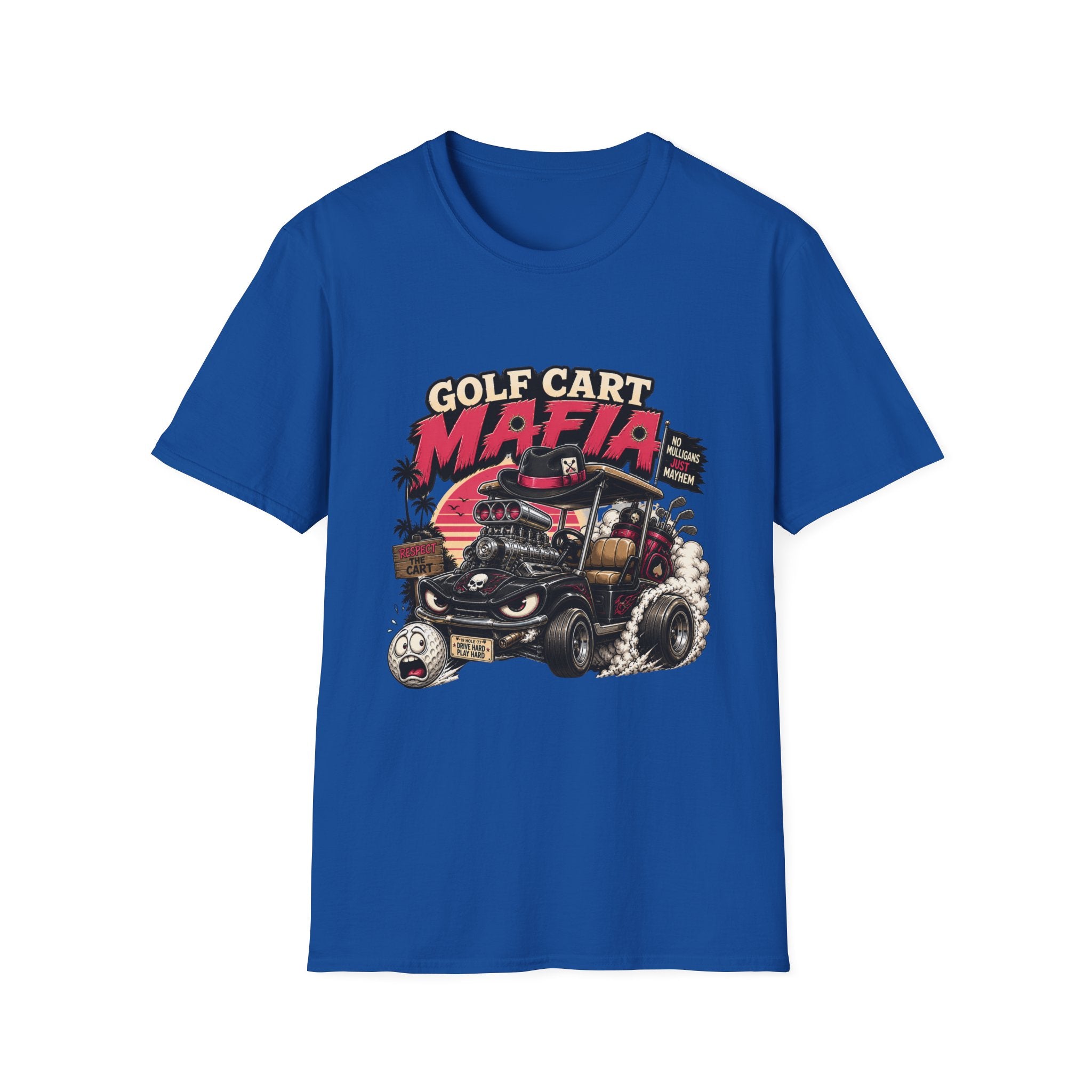 Golf Cart Mafia T-Shirt — Retro Off-Road Golf Cart Graphic Tee