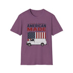 American Made Van T-Shirt — Patriotic USA Work Truck Tee