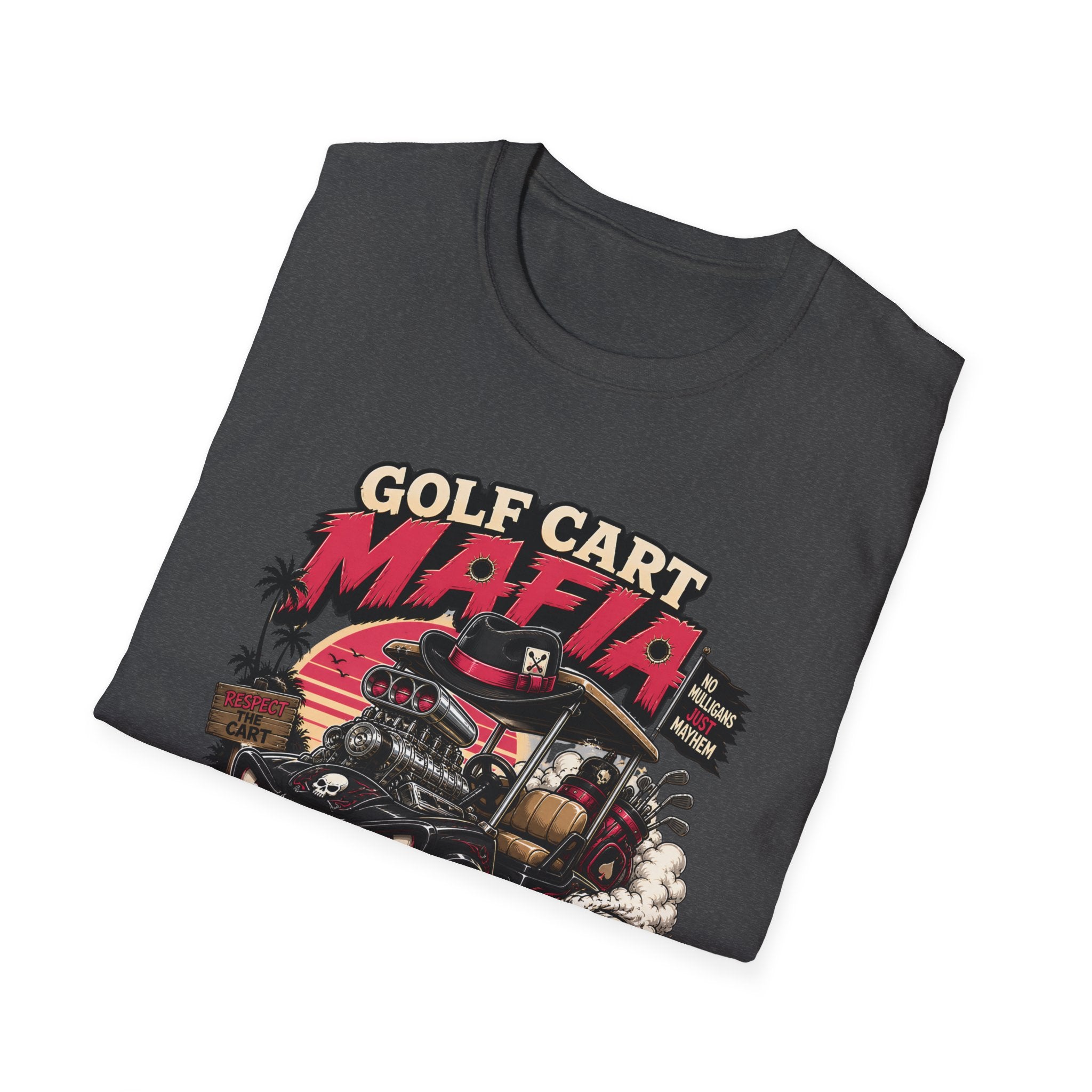 Golf Cart Mafia T-Shirt — Retro Off-Road Golf Cart Graphic Tee