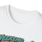 Weekend Wrecker Golf Cart T-Shirt — Retro Tropical Driving Club Tee