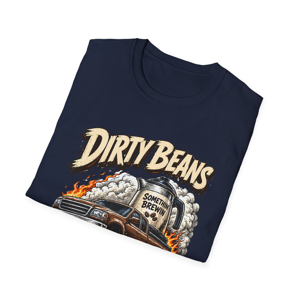 Dirty Beans Monster Truck T-Shirt — Smoky Off-Road Graphic Tee