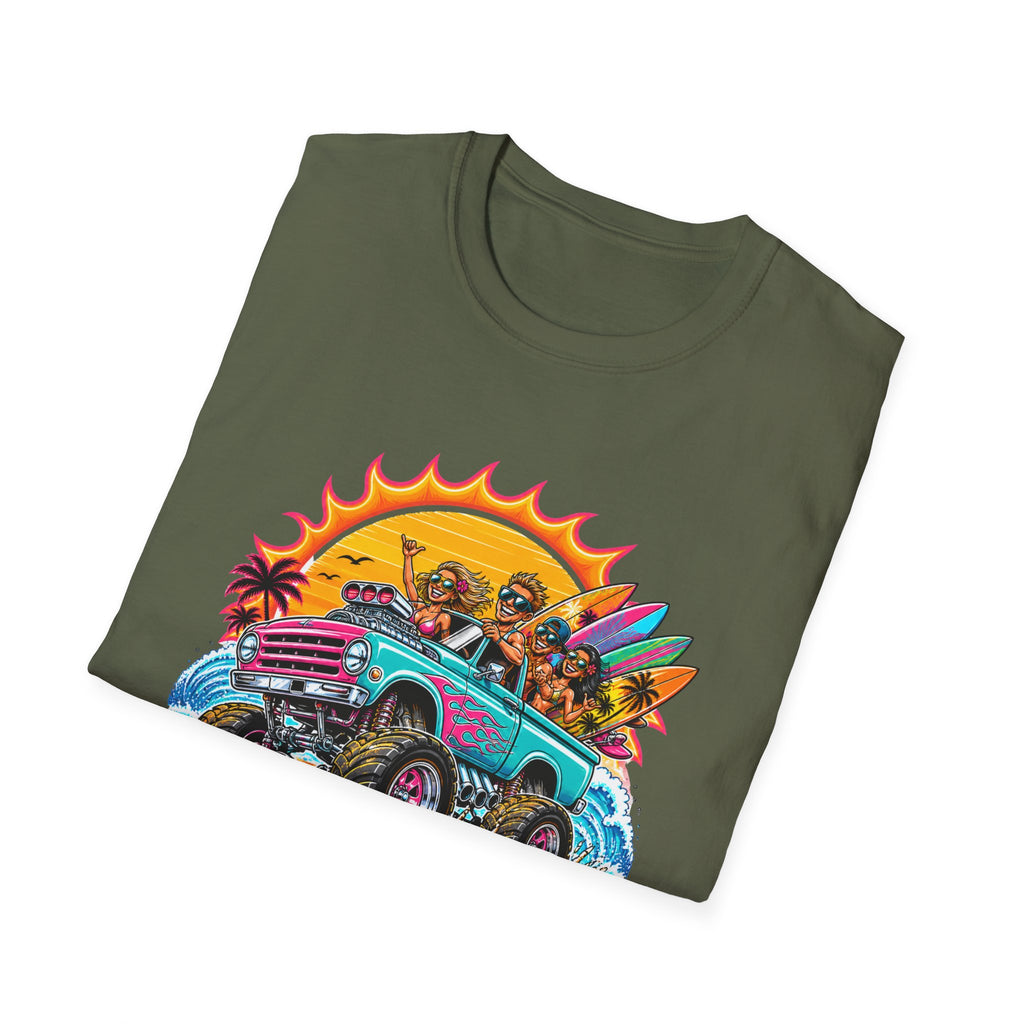 Surf Buggy T-Shirt — Retro Beach Cruiser Graphic Tee