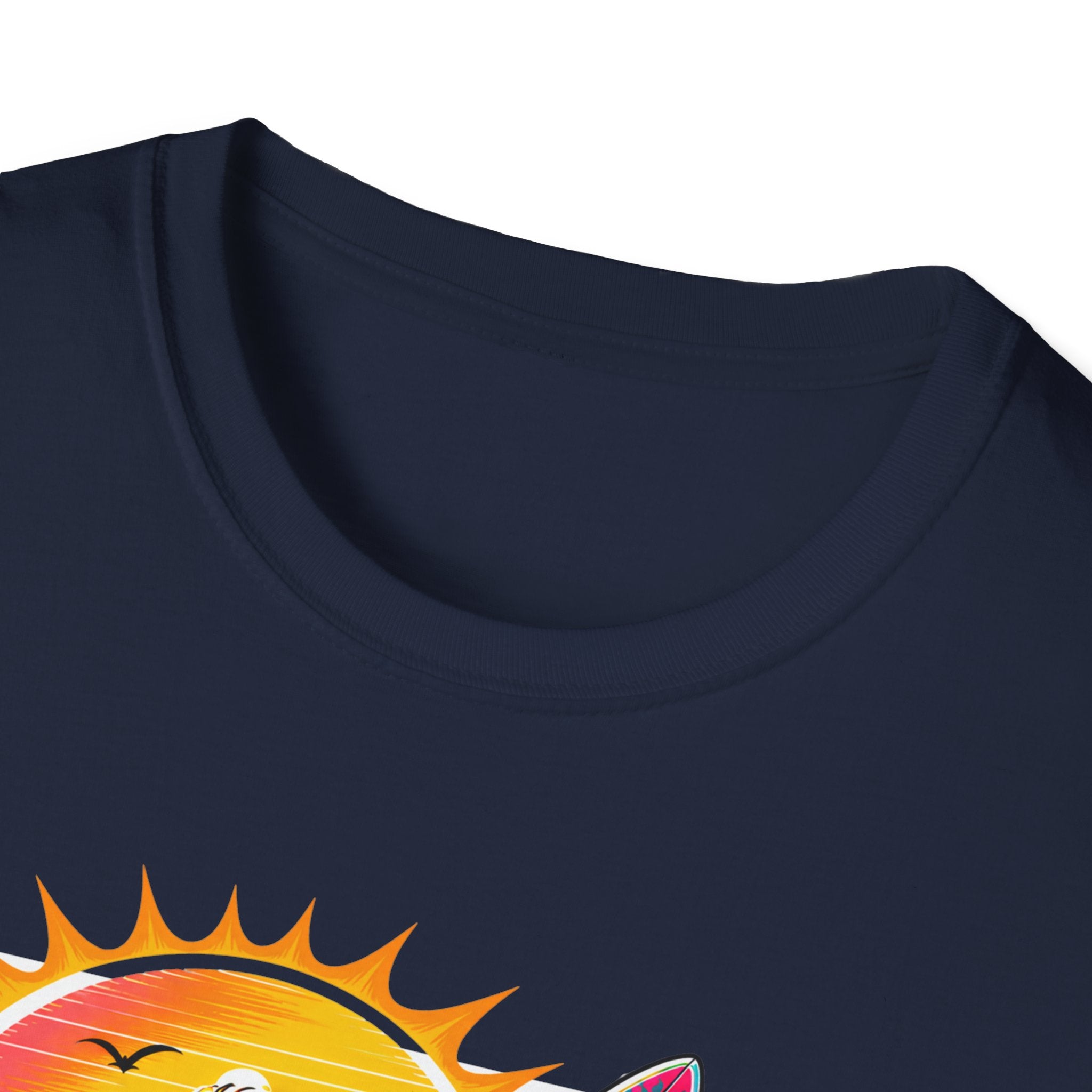 Surfer Girls Rock T-Shirt — Retro Beach Skull Surfboard Tee
