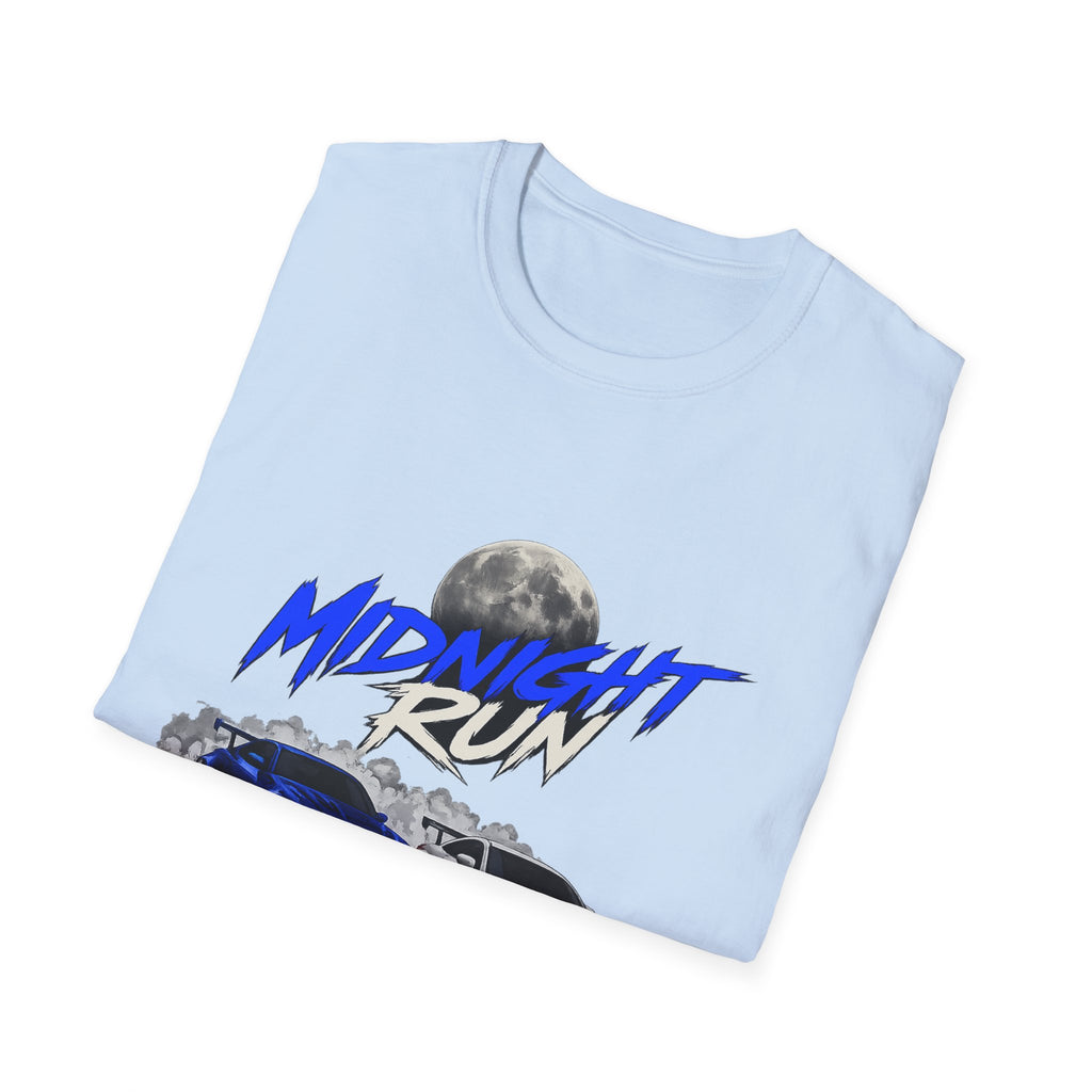 Midnight Run Car T-Shirt — Racing Drift Streetwear Tee