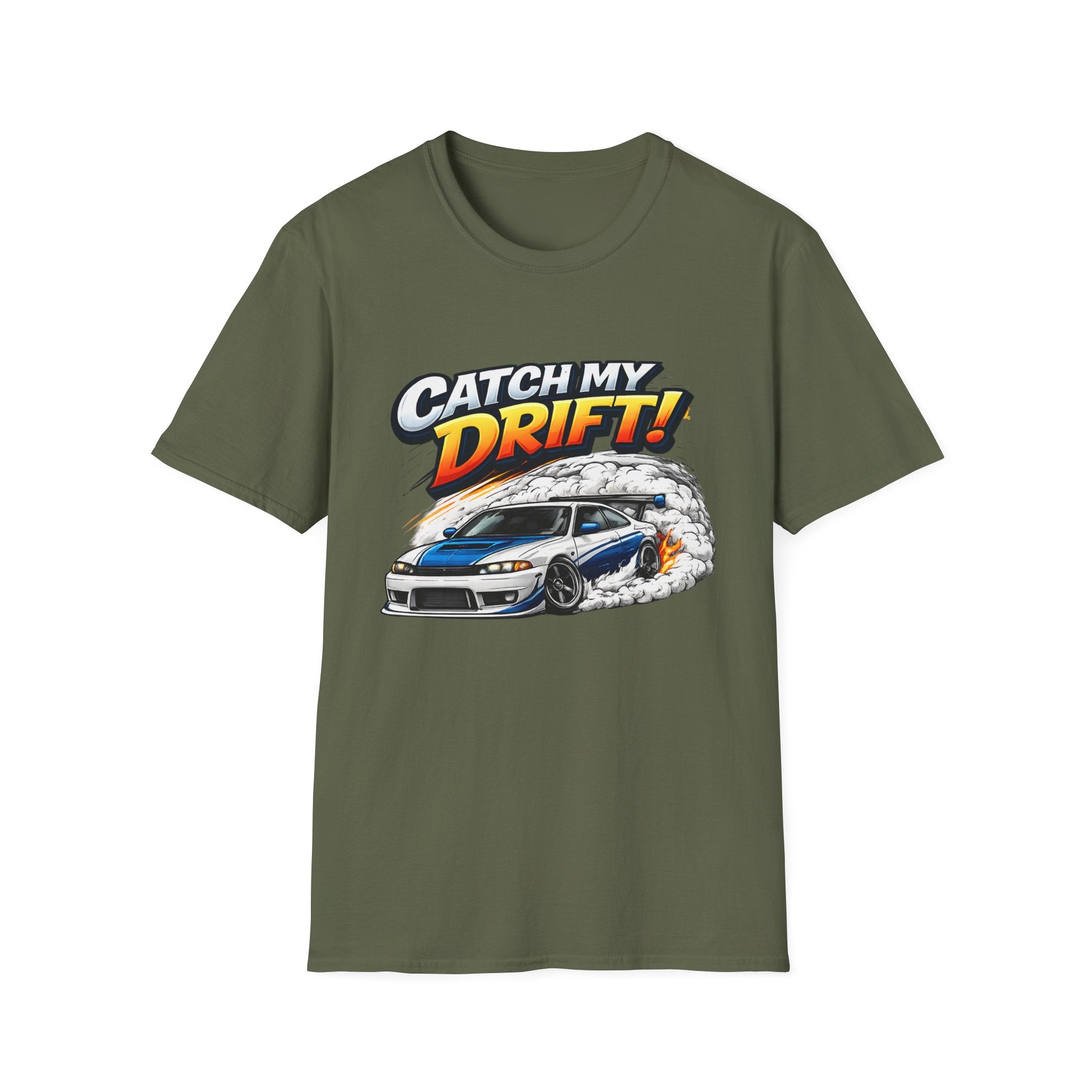 Catch My Drift! Drift Car T-Shirt — Racing Graphic Tee for Car Enthusiasts