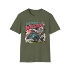 Weekend Wrecker Golf Cart T-Shirt — Retro Tropical Driving Club Tee