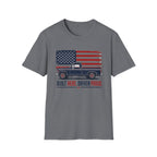 Built Here, Driven Proud Truck T-Shirt — American Flag Vintage Pickup Tee