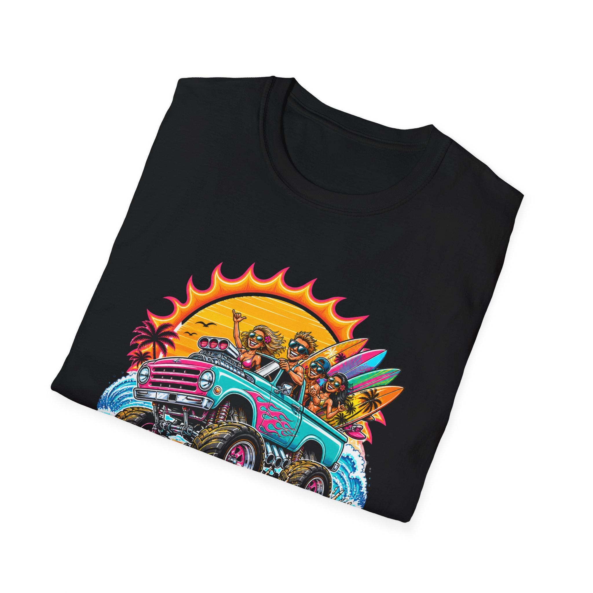 Surf Buggy T-Shirt — Retro Beach Cruiser Graphic Tee