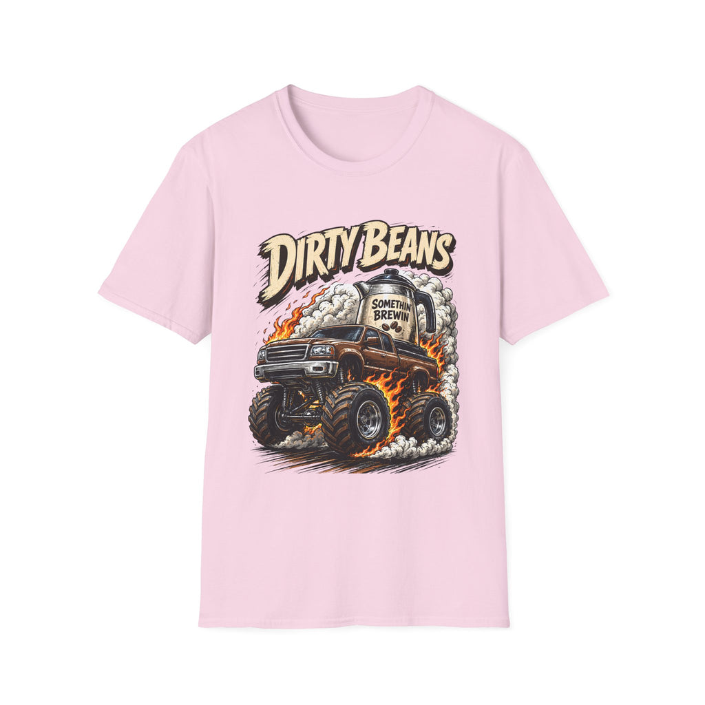 Dirty Beans Monster Truck T-Shirt — Smoky Off-Road Graphic Tee