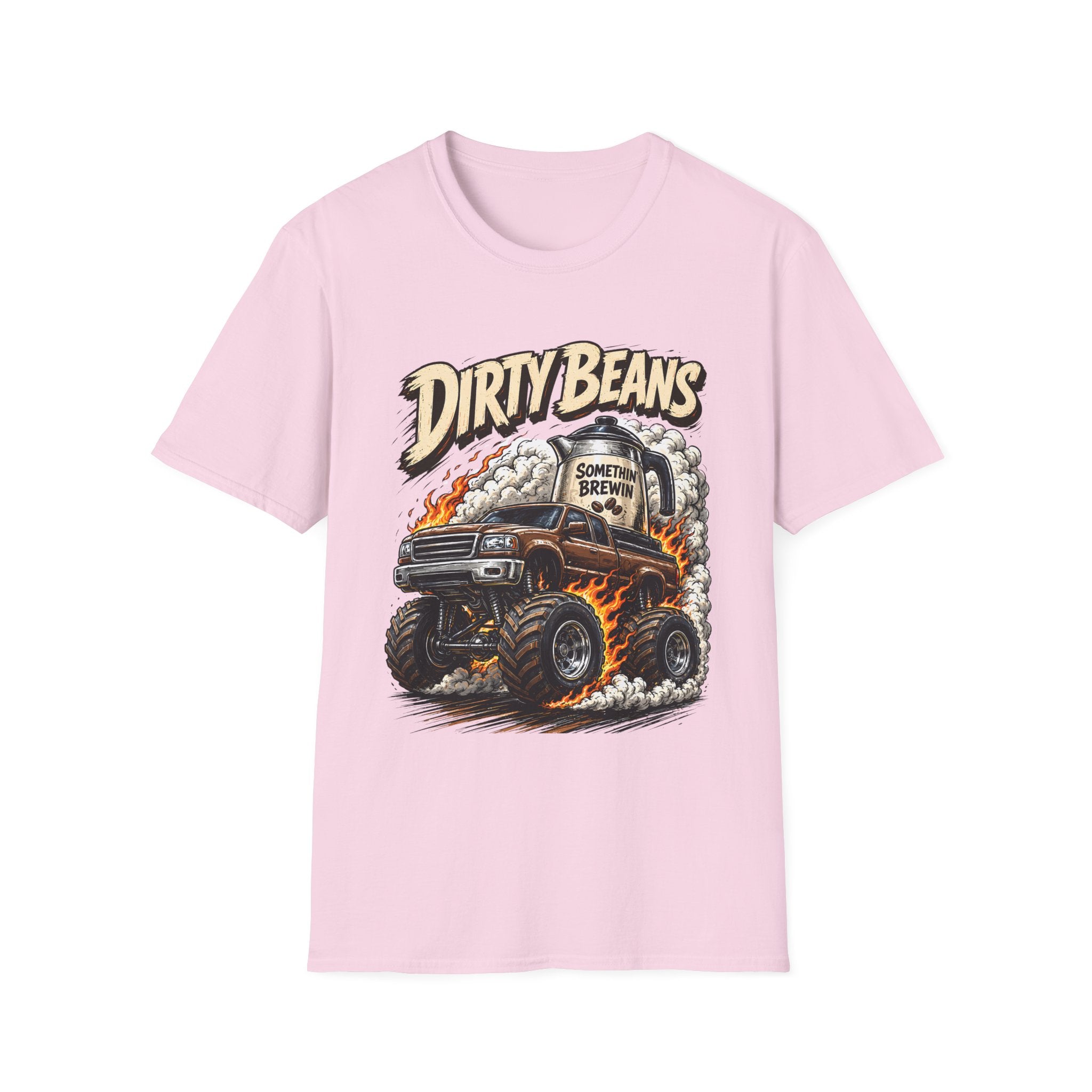 Dirty Beans Monster Truck T-Shirt — Smoky Off-Road Graphic Tee