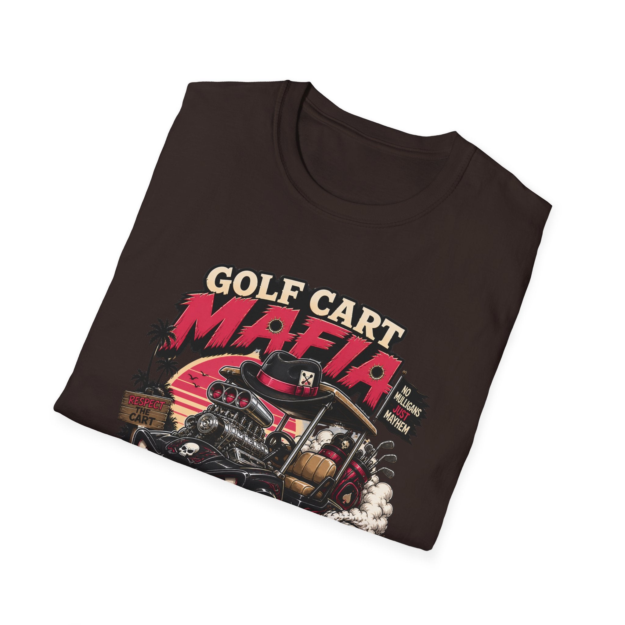 Golf Cart Mafia T-Shirt — Retro Off-Road Golf Cart Graphic Tee