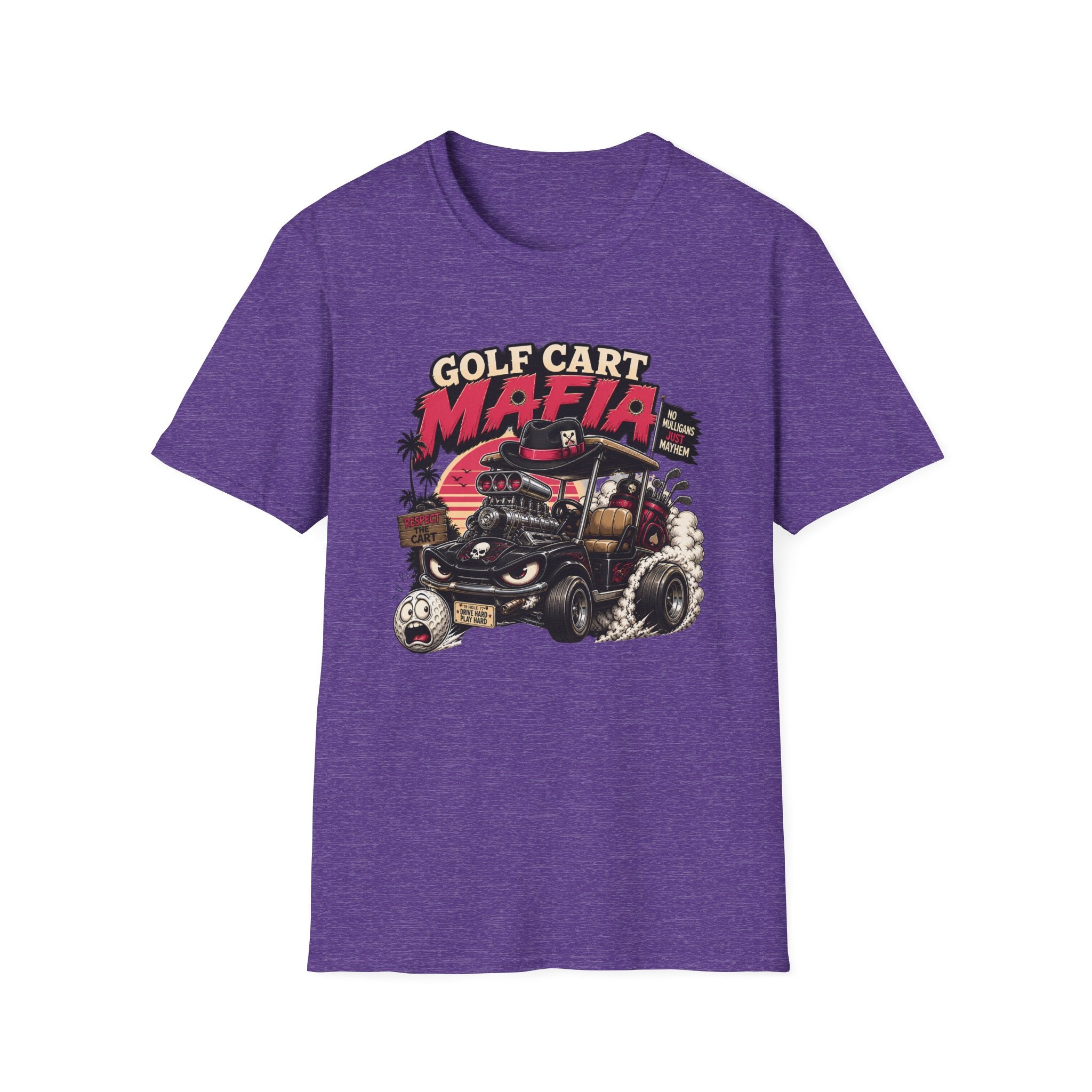 Golf Cart Mafia T-Shirt — Retro Off-Road Golf Cart Graphic Tee