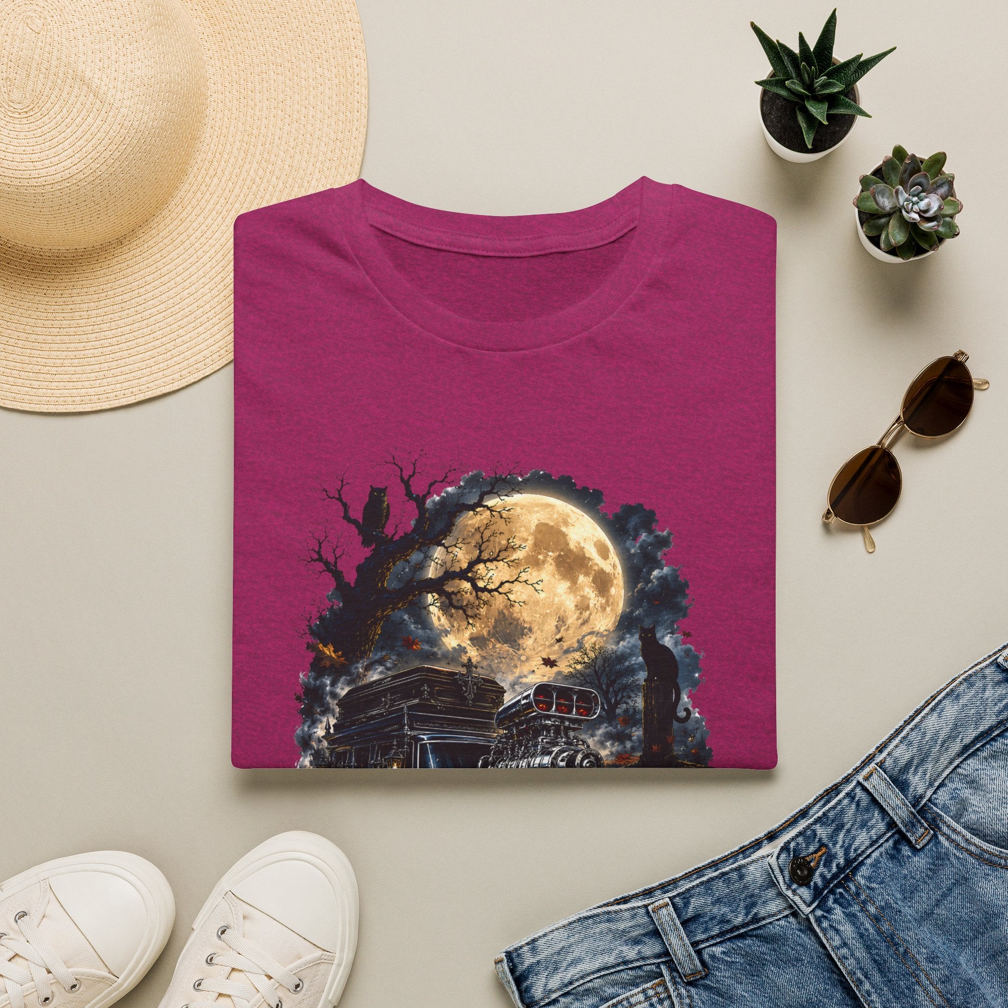 Halloween Full Moon Train T-Shirt