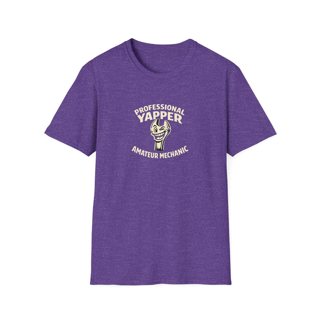 T-Shirt — "Professional Yapper, Amateur Mechanic" Funny Mechanic Tee