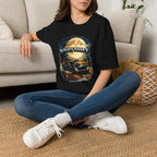 Night Shift T-Shirt — Vintage Full Moon Trucking Tee for Night Drivers