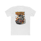 T-Shirt — "Wheelin' & Dealin'" Vintage Hot Rod Wolf Graphic Tee