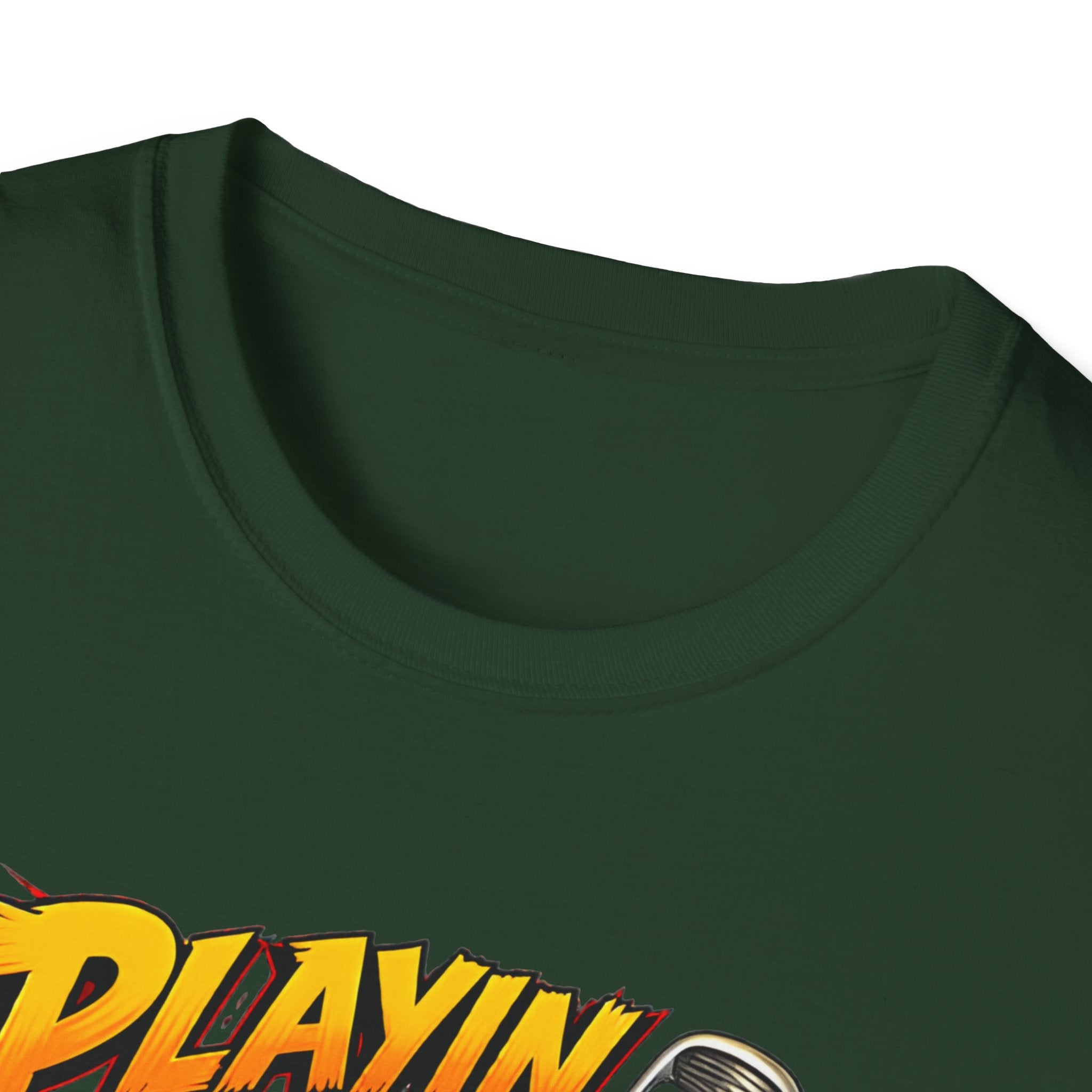 Golf Cart T-Shirt — "Playin' Around" Retro Cartoon Driving Design