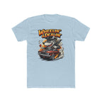 T-Shirt — "Wheelin' & Dealin'" Vintage Hot Rod Wolf Graphic Tee