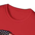 American Hot Rod T-Shirt – Vintage Flag Car Graphic