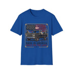 Made in America Truck T-Shirt — "Made in America. Built for the Land." Patriotic Vintage Pickup Tee