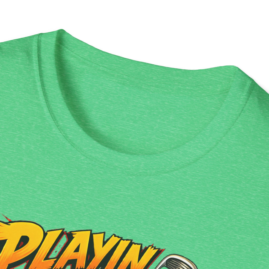 Golf Cart T-Shirt — "Playin' Around" Retro Cartoon Driving Design