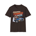 Grumpy Grampy’s Ride T-Shirt — Retro Grandpa Car Racing Tee