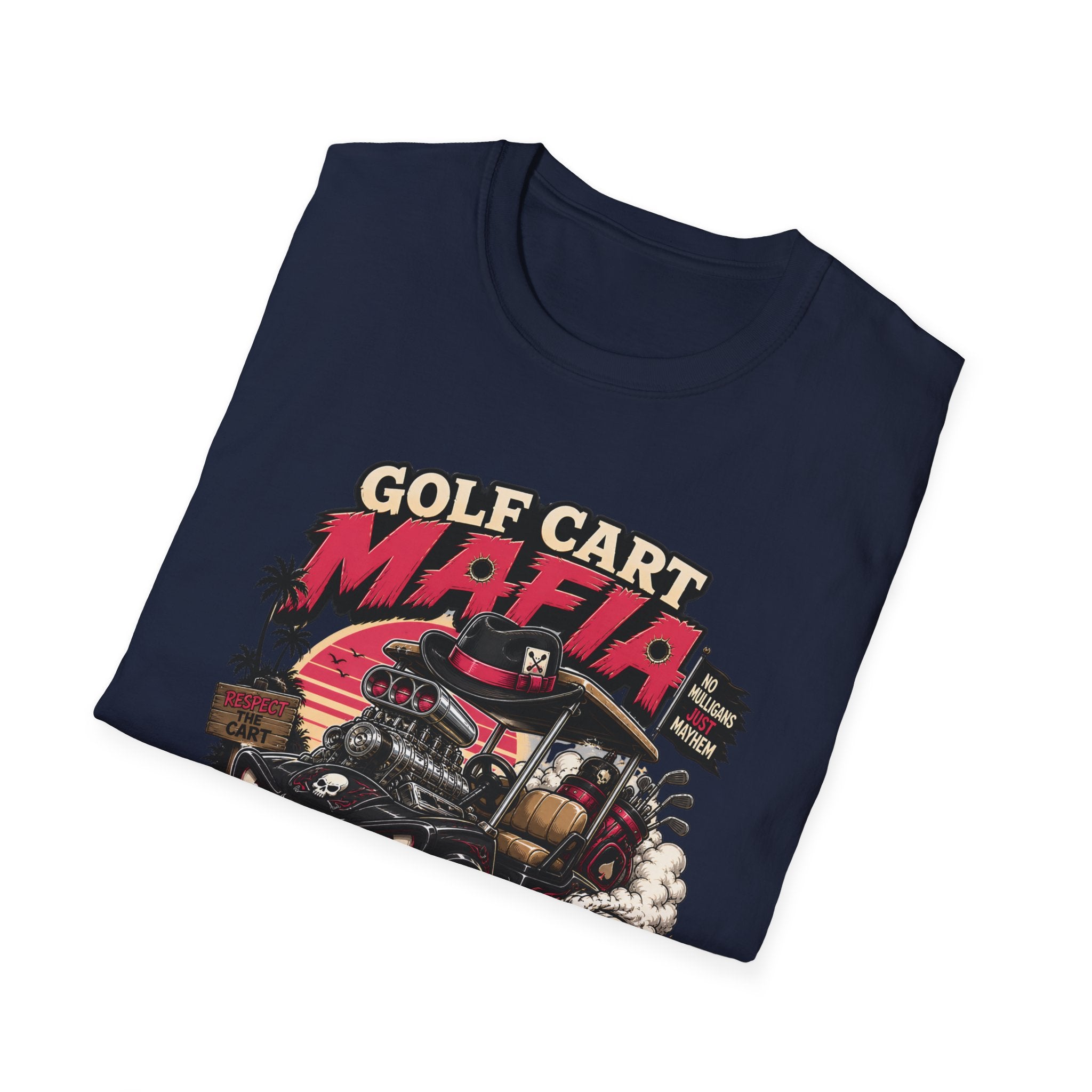 Golf Cart Mafia T-Shirt — Retro Off-Road Golf Cart Graphic Tee