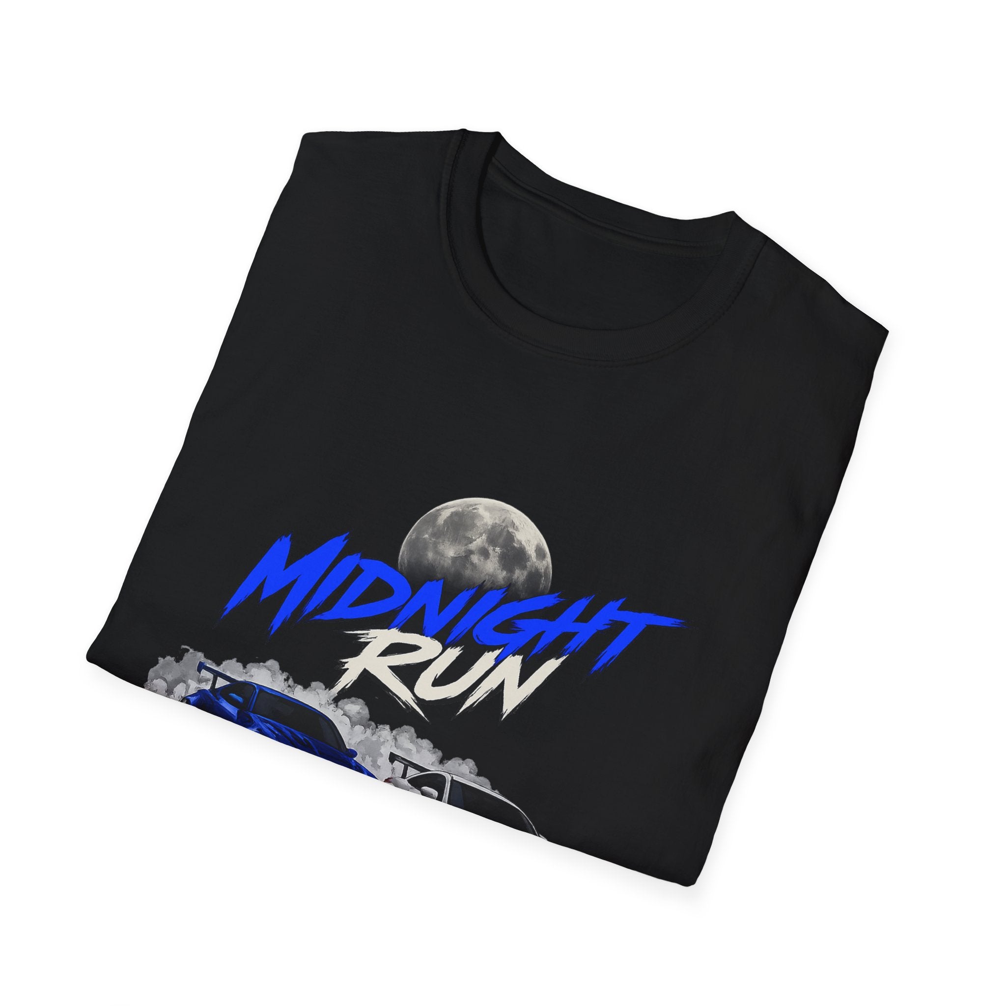 Midnight Run Car T-Shirt — Racing Drift Streetwear Tee