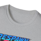 T-Shirt — "Respawn & Redline: No Lag Just Drift" Retro Gaming Drift Car Tee