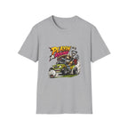 Golf Cart T-Shirt — "Playin' Around" Retro Cartoon Driving Design
