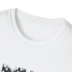 Classic Hot Rod T-Shirt with Distressed American Flag