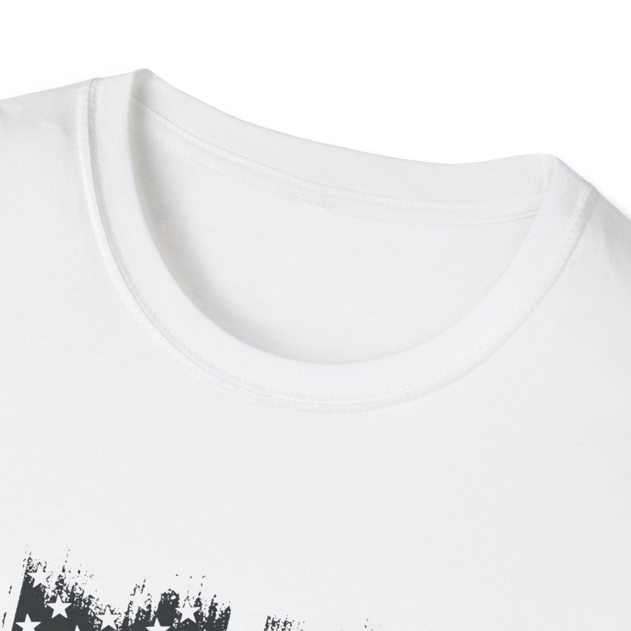 Classic Hot Rod T-Shirt with Distressed American Flag