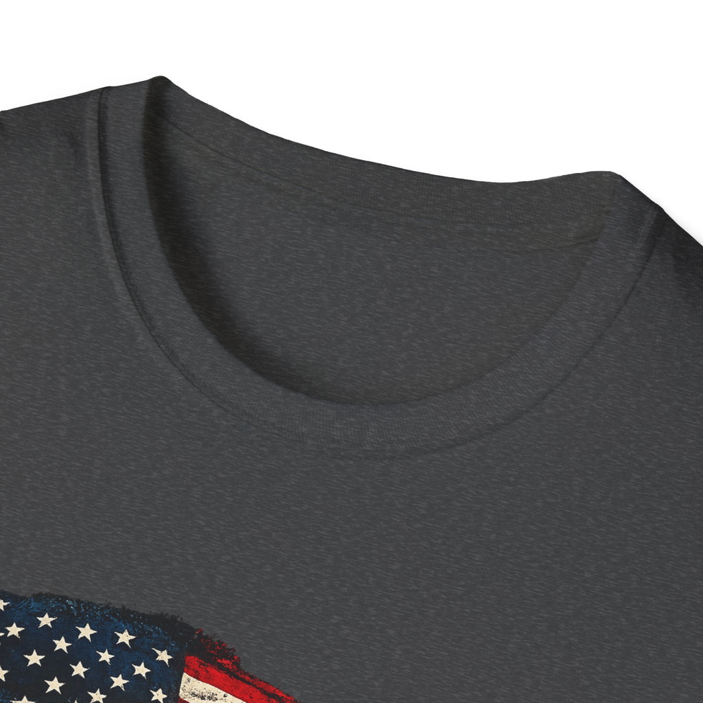 American Hot Rod T-Shirt – Vintage Flag Car Graphic