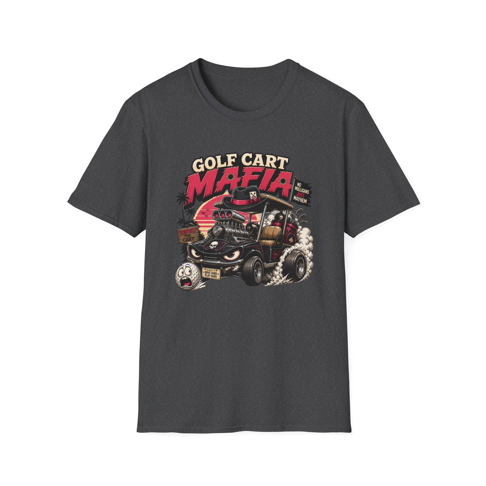 Golf Cart Mafia T-Shirt — Retro Off-Road Golf Cart Graphic Tee