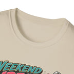 Weekend Wrecker Golf Cart T-Shirt — Retro Tropical Driving Club Tee