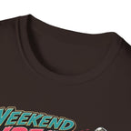 Weekend Wrecker Golf Cart T-Shirt — Retro Tropical Driving Club Tee