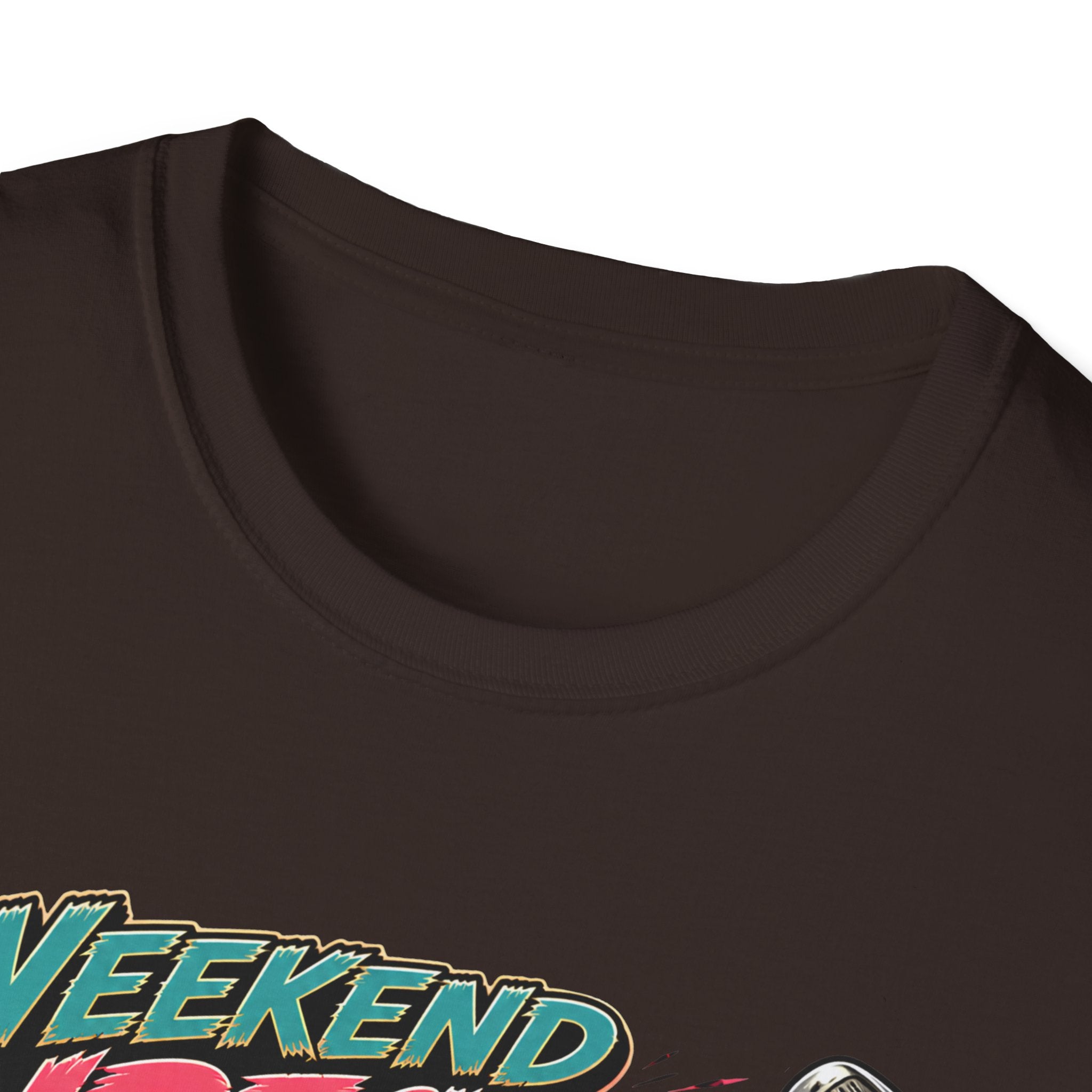 Weekend Wrecker Golf Cart T-Shirt — Retro Tropical Driving Club Tee