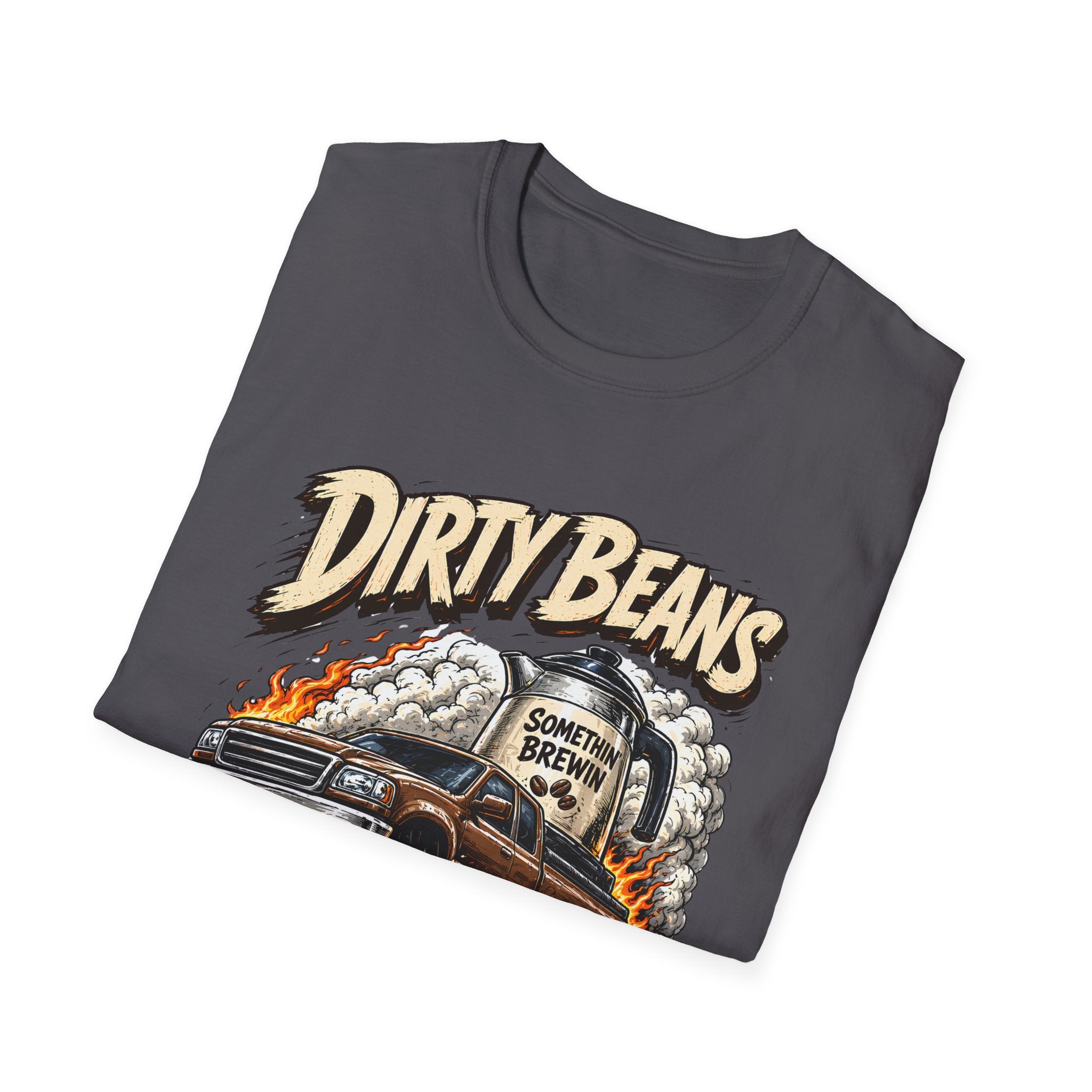 Dirty Beans Monster Truck T-Shirt — Smoky Off-Road Graphic Tee
