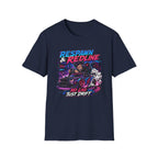 T-Shirt — "Respawn & Redline: No Lag Just Drift" Retro Gaming Drift Car Tee