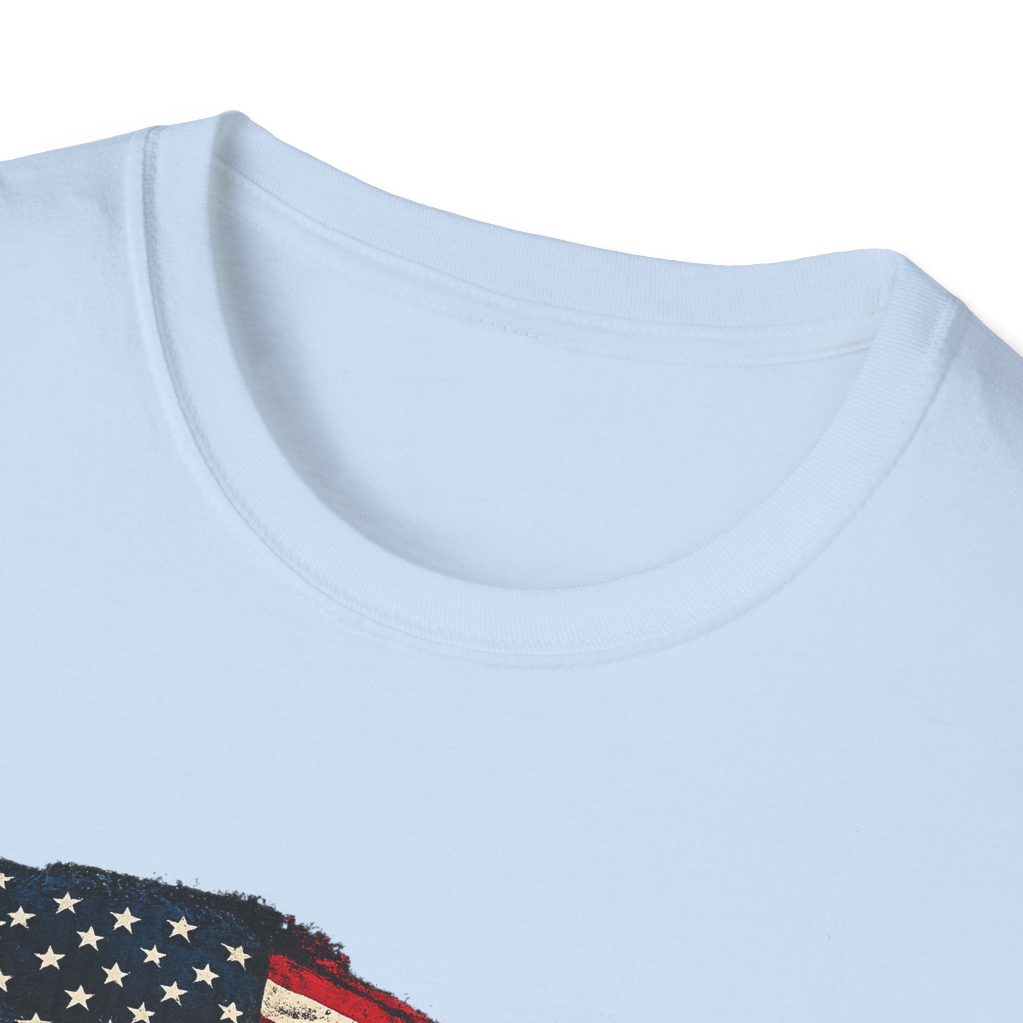 American Hot Rod T-Shirt – Vintage Flag Car Graphic