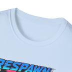 T-Shirt — "Respawn & Redline: No Lag Just Drift" Retro Gaming Drift Car Tee