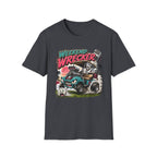 Weekend Wrecker Golf Cart T-Shirt — Retro Tropical Driving Club Tee