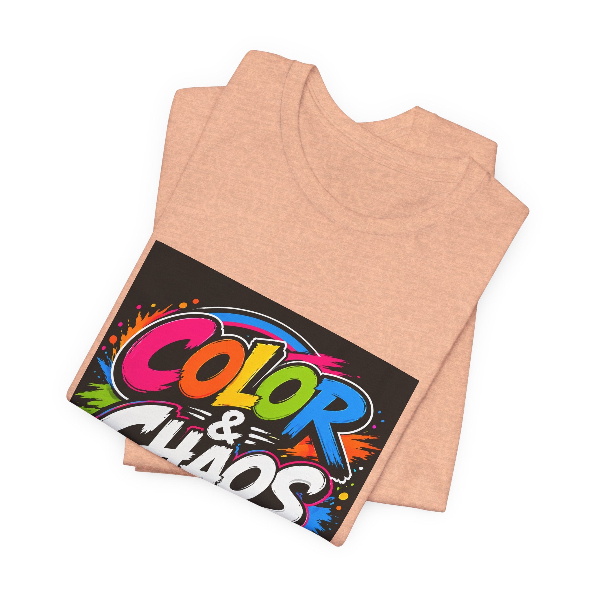 Color & Chaos Graphic Tee — Vibrant Streetwear T-Shirt