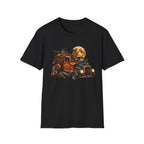 Halloween Hot Rod T‑Shirt — Vintage Monster Truck with Full Moon