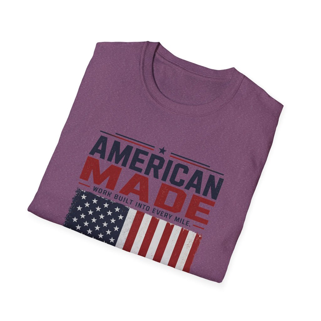 American Made Van T-Shirt — Patriotic USA Work Truck Tee