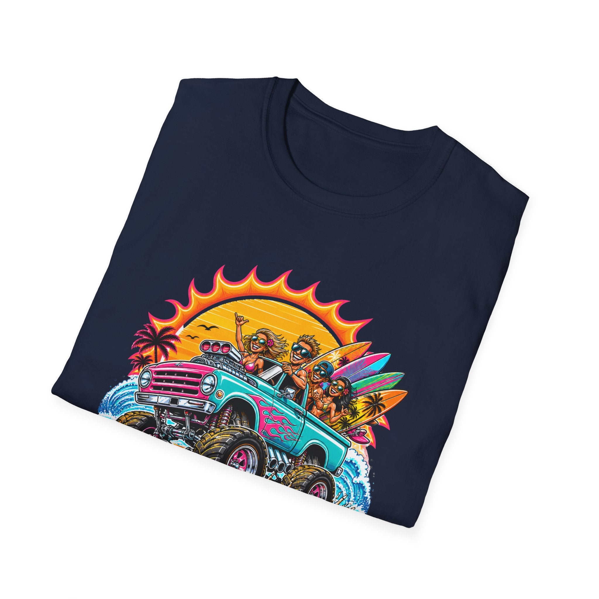 Surf Buggy T-Shirt — Retro Beach Cruiser Graphic Tee
