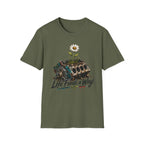 T-Shirt — 'Life Finds a Way' Daisy Rising from Rust Graphic Tee
