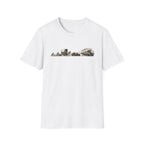 Desert Caravan Tee — Vintage Camel & Wagon Silhouette Travel T-Shirt