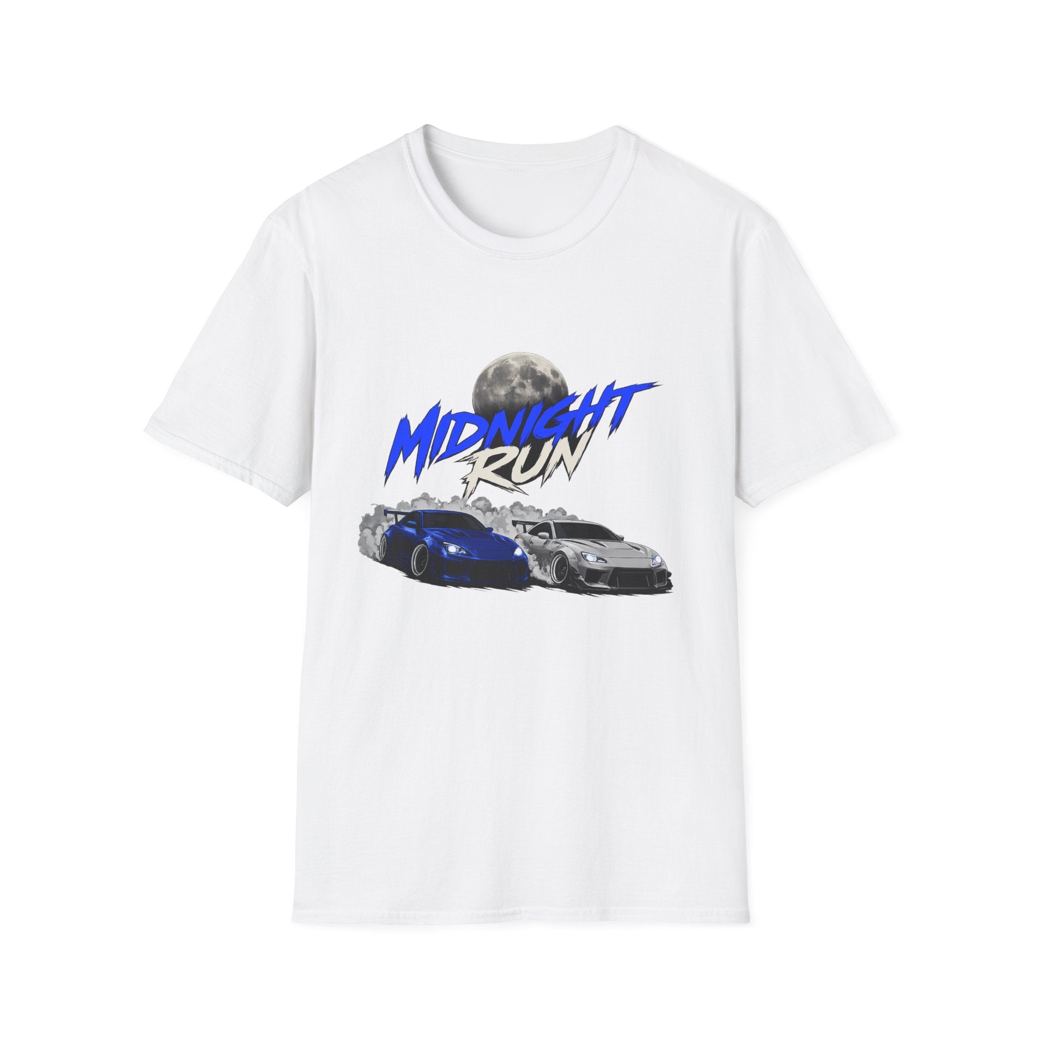 Midnight Run Car T-Shirt — Racing Drift Streetwear Tee