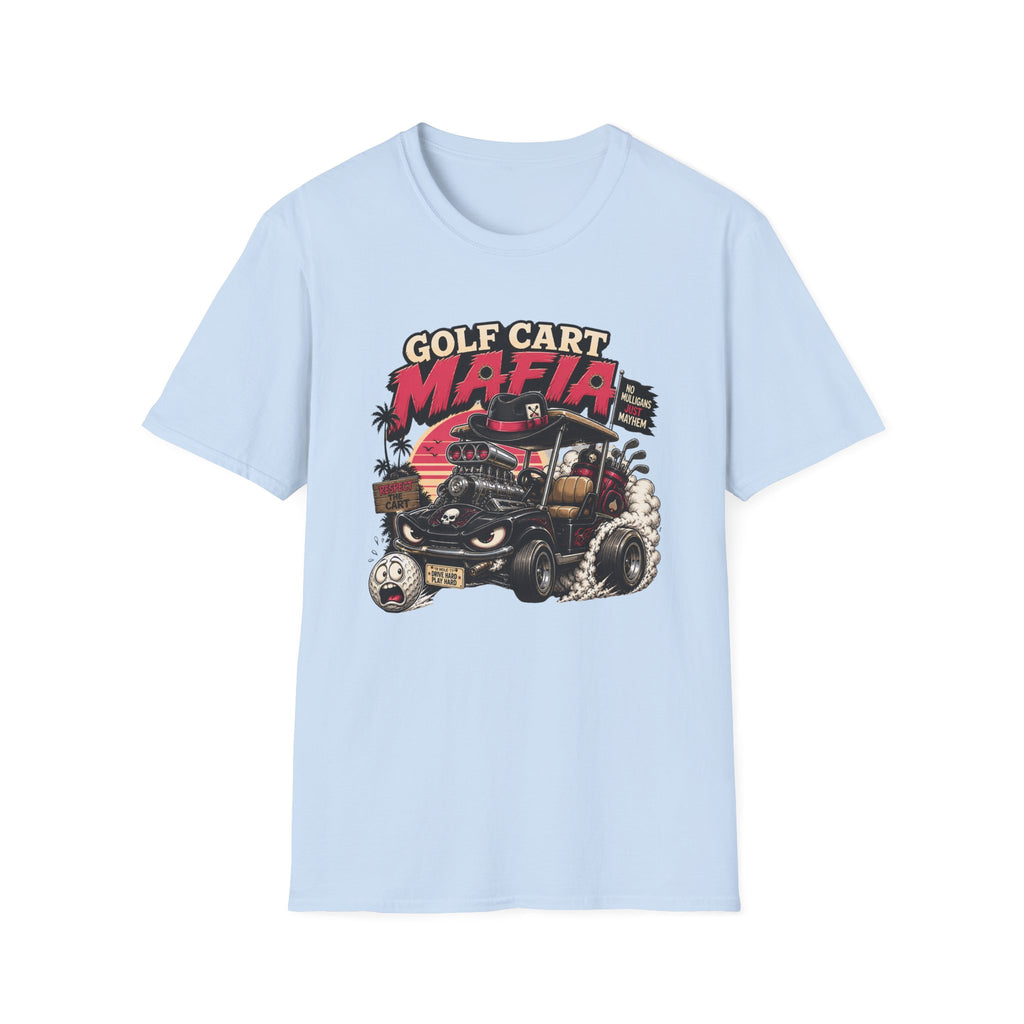 Golf Cart Mafia T-Shirt — Retro Off-Road Golf Cart Graphic Tee